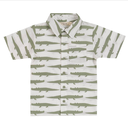 Chemise manches courtes crocodiles, Pigeon Organics