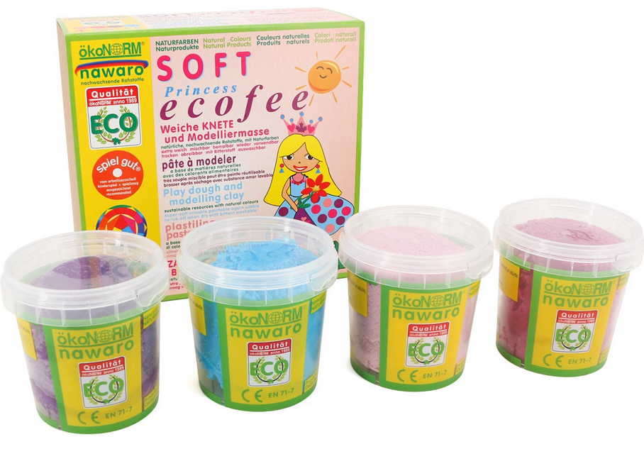 Princess SOFT clay nawaro, set of 4, ökoNorm