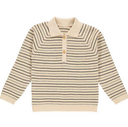 Knit stripe collar sweater, Müsli