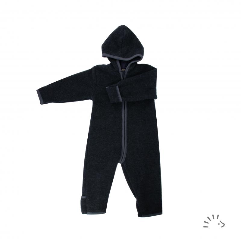 Baby Wollfleece Overal mit Reißverschluss  , Popolini  