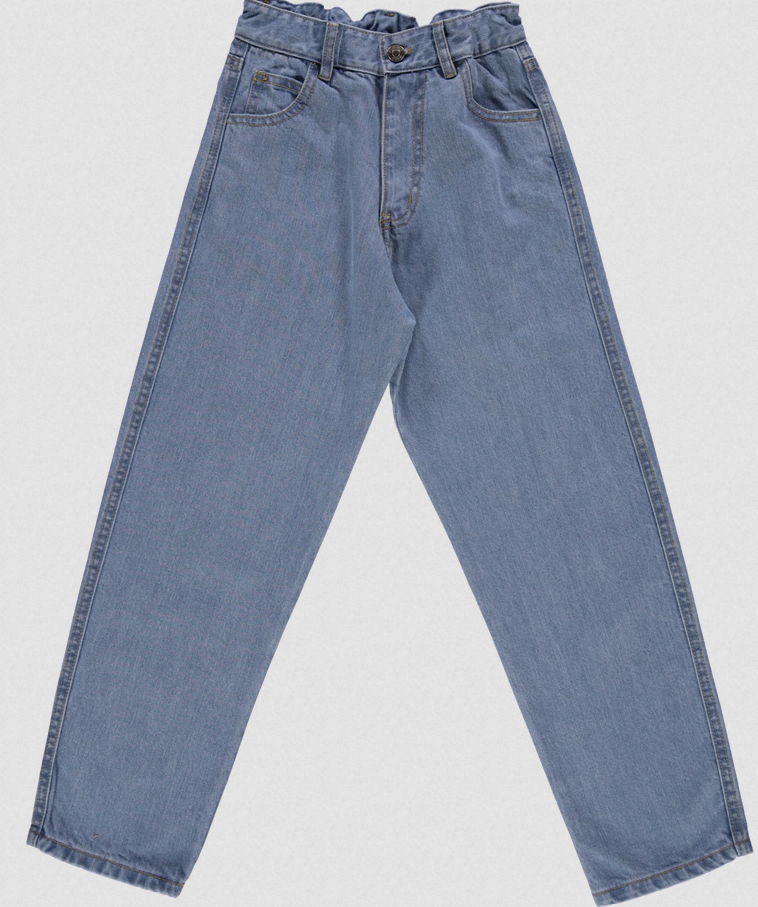 Carotte Blue Denim Hose, Poudre Organic