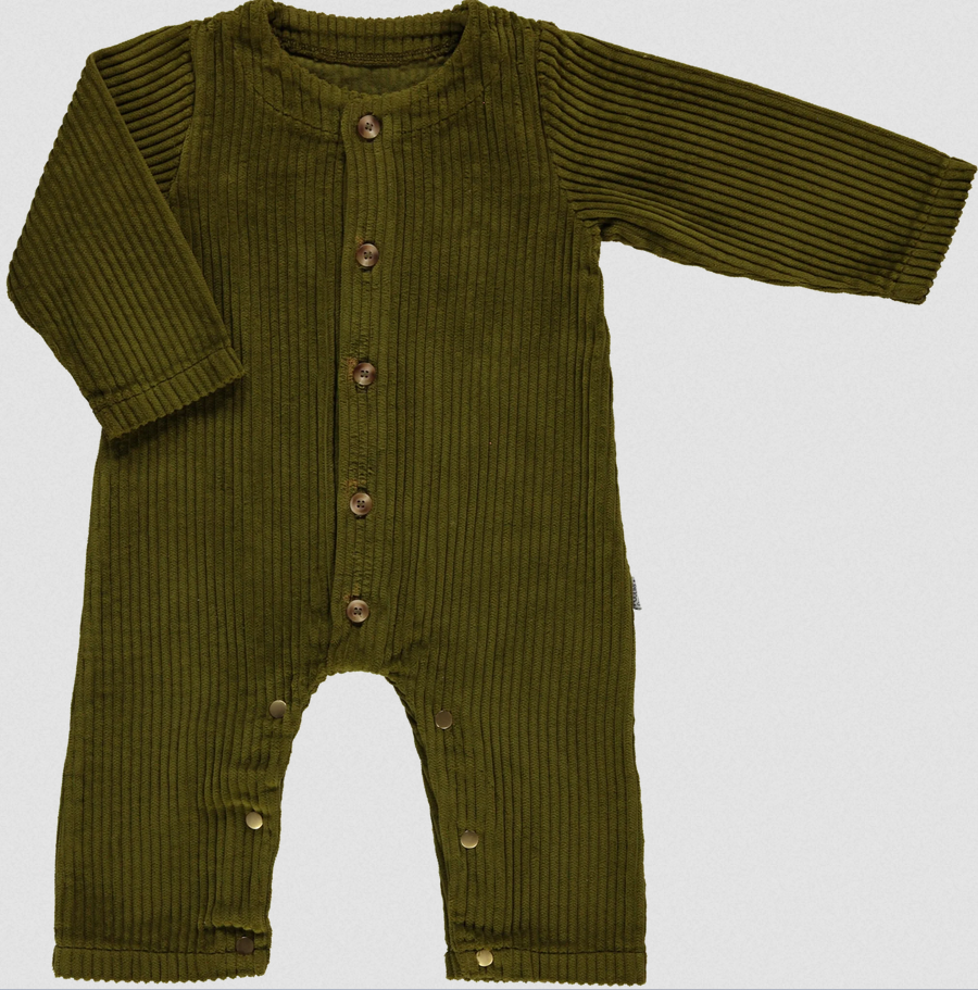 Pyjamas velours Meleze, Poudre Organic