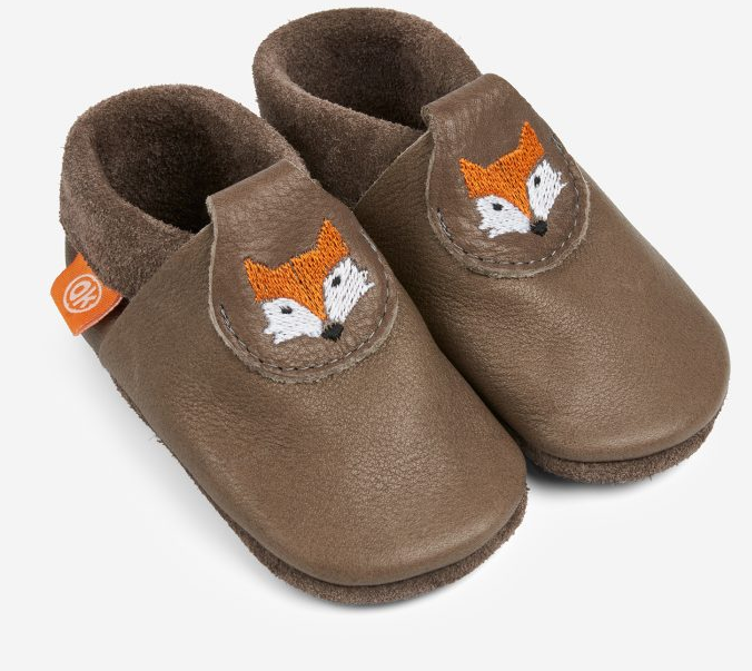 ​Hausschuhe " Fränzchen der Fuchs " - Orangenkinder