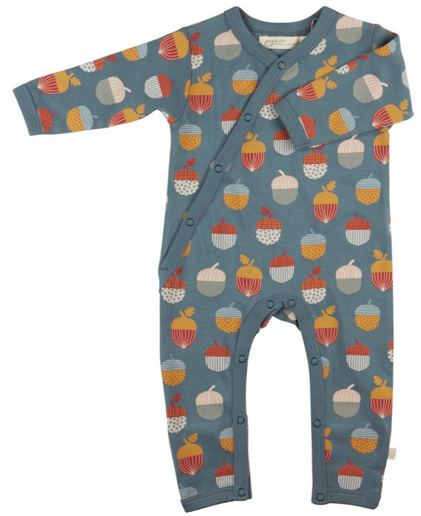 Pyjama Kimono blaue Eichen, Pigeon organics