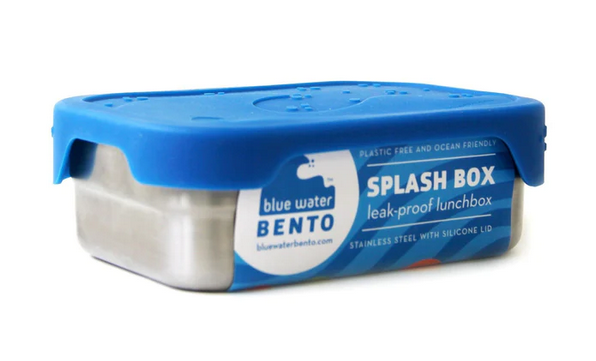 Edelstahl Essensbehälter Lunchbox auslaufsicher , Eco Lunchbox , Blue Water Bento