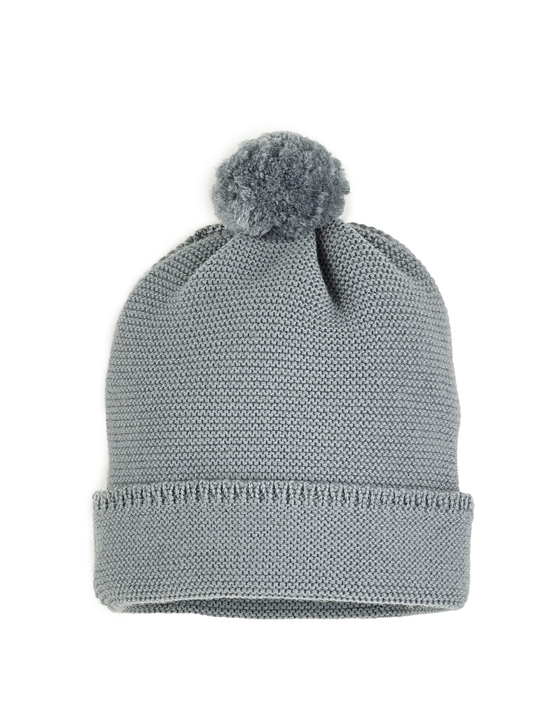 Strick Bommelmütze , one size , Halfen