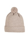 Bonnet à pompon en tricot one size, Halfen
