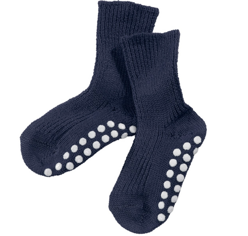 Chaussettes antidérapantes en grosse maille, Hirsch