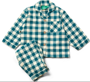 Blue Check Classic Button up Pyjama , LGR