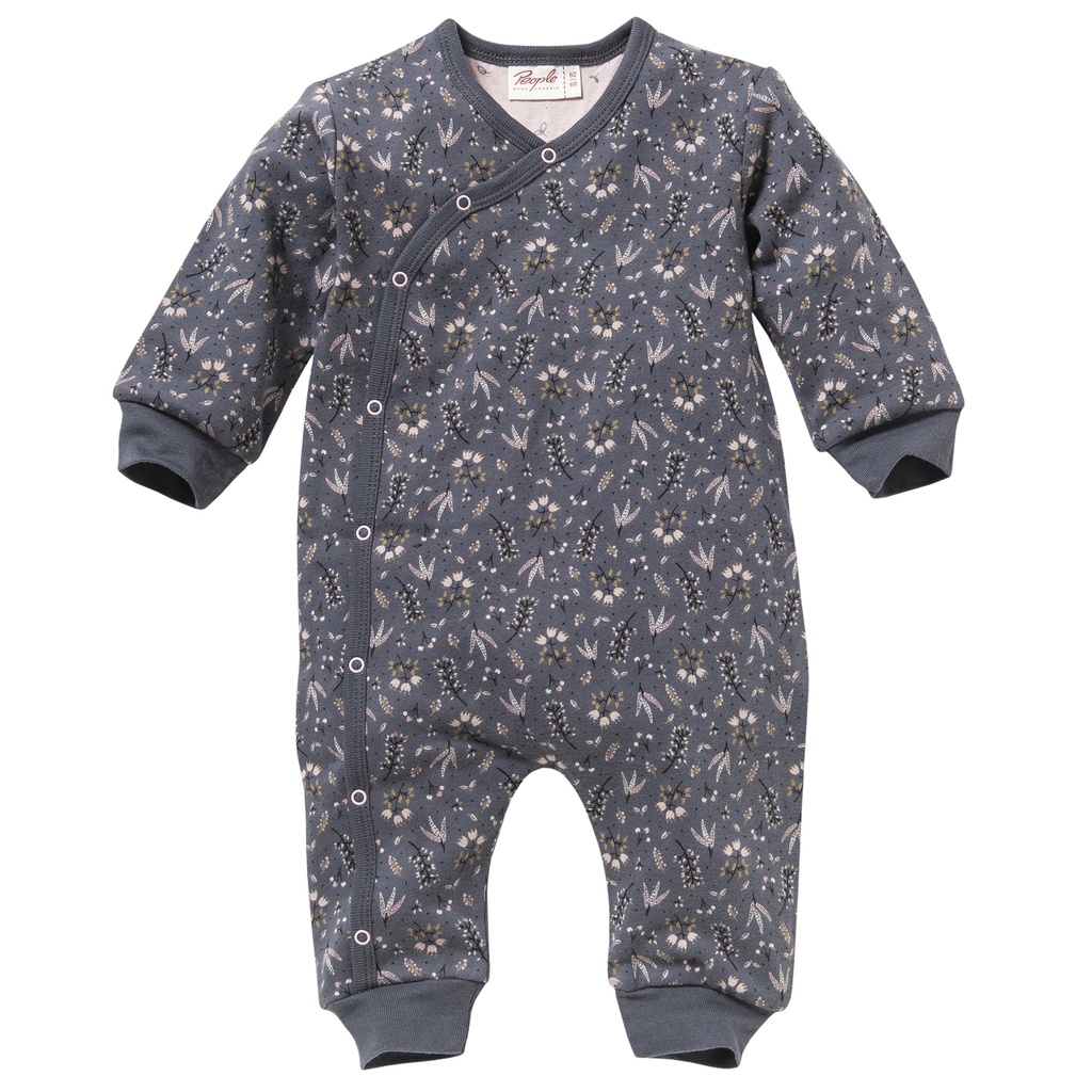 Long-sleeved wrap-around jumpsuit, PWO