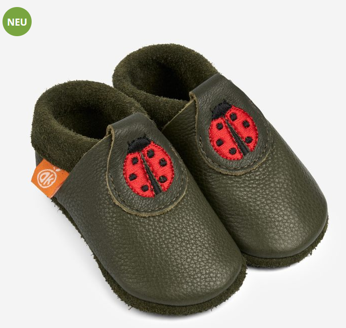 Kids Slippers "Mariechen the ladybug" - Orangenkinder 
