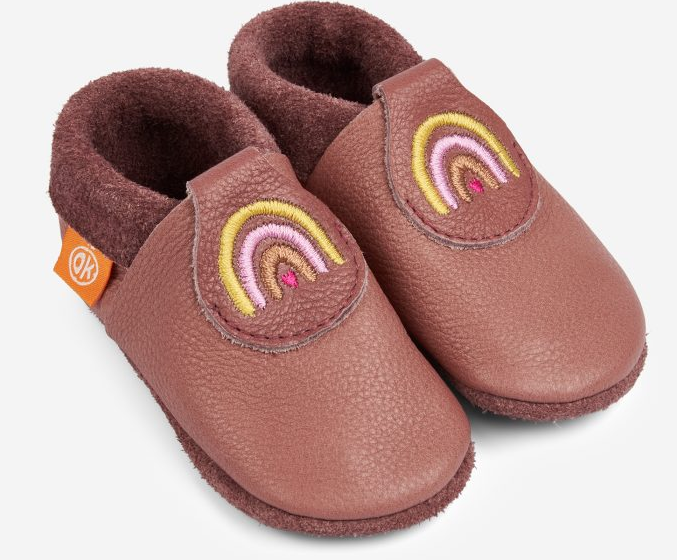 Kids slippers " Reginchen the rainbow",  Orange Kids 