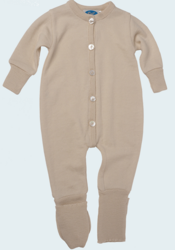 Woll-Frottee Pyjama natur Gr.50/56, Reiff (LNTS) 