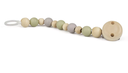 Pacifier chain with wooden beads , Grünspecht 