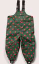 Apple A Day Recycled Waterproof Lined Dungarees , LGR