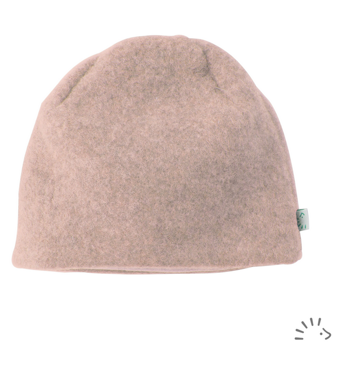 Mütze Wollfleece + Baumwolle , Popolini