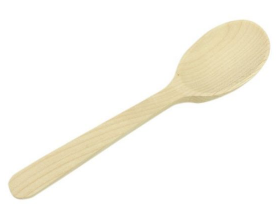 Children's spoon, wood 17 cm long, Nic toys