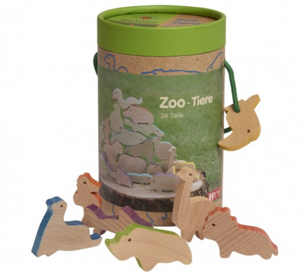 Zootiere (24 Teile), Glückskäfer by Nic toys