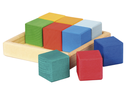 Kit de construction de cubes carrés, Glückskäfer by Nic toys