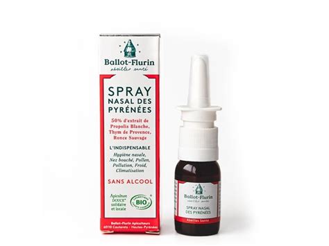 Nasenspray aus den Pyrenäen ohne Alkohol 15ml, Ballot-Flurin