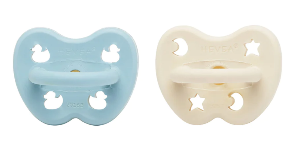 Paquet de 2 Sucette Orthodontique 0-3 mois, Hevea