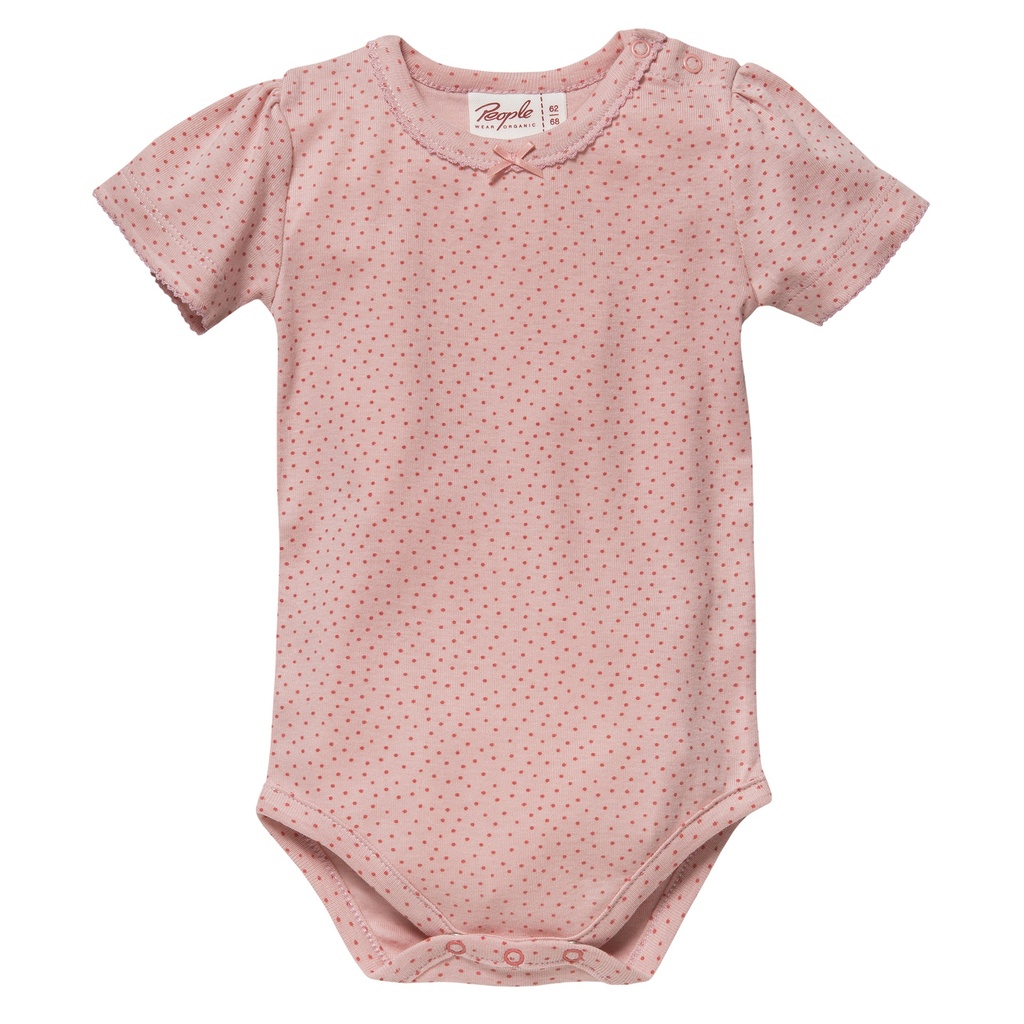 Baby Kurzarm Body rosa, PWO