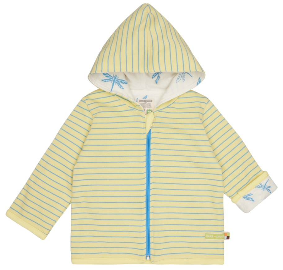 Baby Reversible Hooded Jacket, Loud + Proud