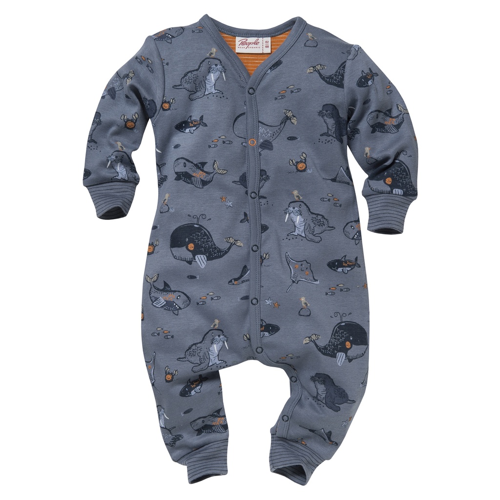 Combinaison beige pour bébé, bleu, PWO