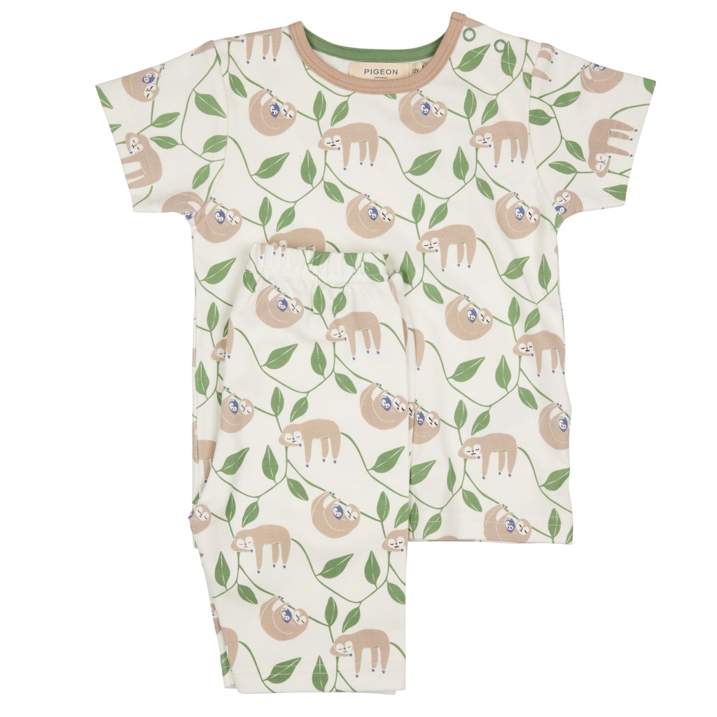 Pyjama manches courtes et short, Pigeon