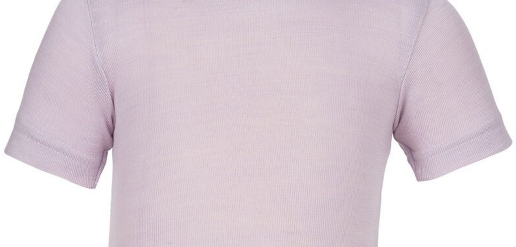T-shirt, short-sleeved, wool/silk, Engel