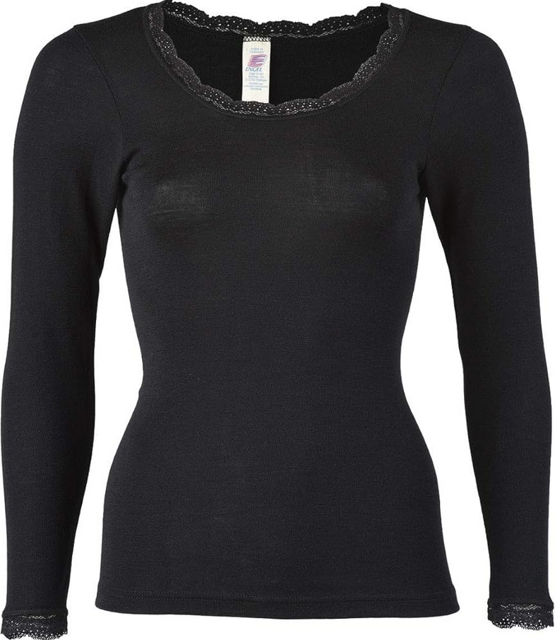 Damen langarm Wolle/Seide mit spitze, Engel