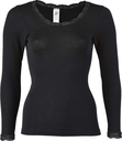 Chemise à manches longues avec dentelle pour femme laine/soie, Engel 