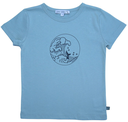 T-shirt à manches courtes avec des vagues, Enfant Terrible