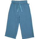 Pantalon en mousseline bleu acier, Enfant Terrible