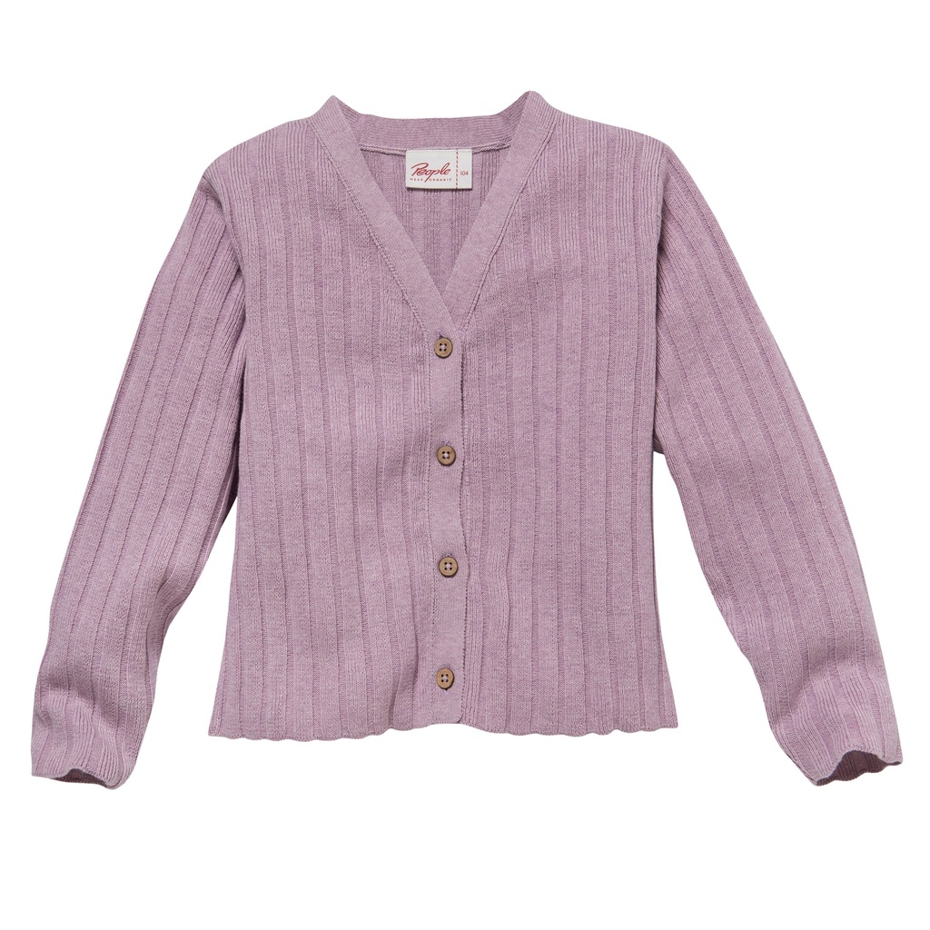 Strick Jacke, lila, PWO
