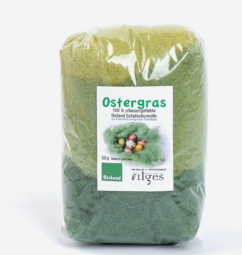 Ostergras , Pflanzengerfärbt , Filges 