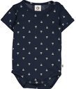 Short sleeve bodysuit sailboat, Müsli