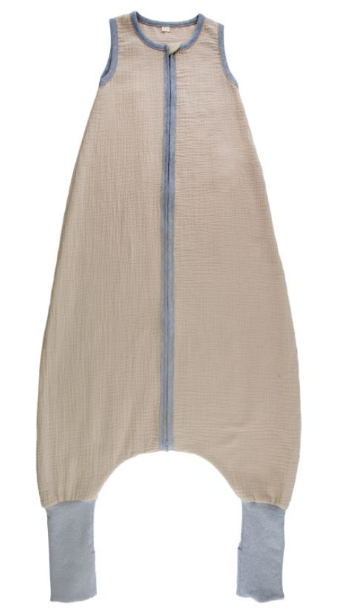Musselin Sommerschlafsack mit Füßen, Popolini