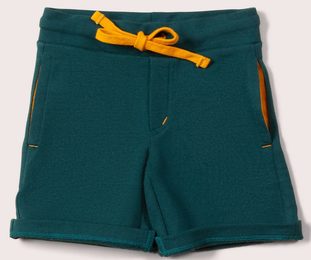 June Bug Marl Bequeme Jogger-Shorts , LGR