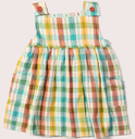 Reversibles Baby Pinny-Kleid in Regenbogenfarben, LGR