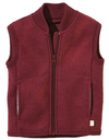 Wool felt vest zip, Disana