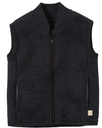 Wool felt vest zip, Disana