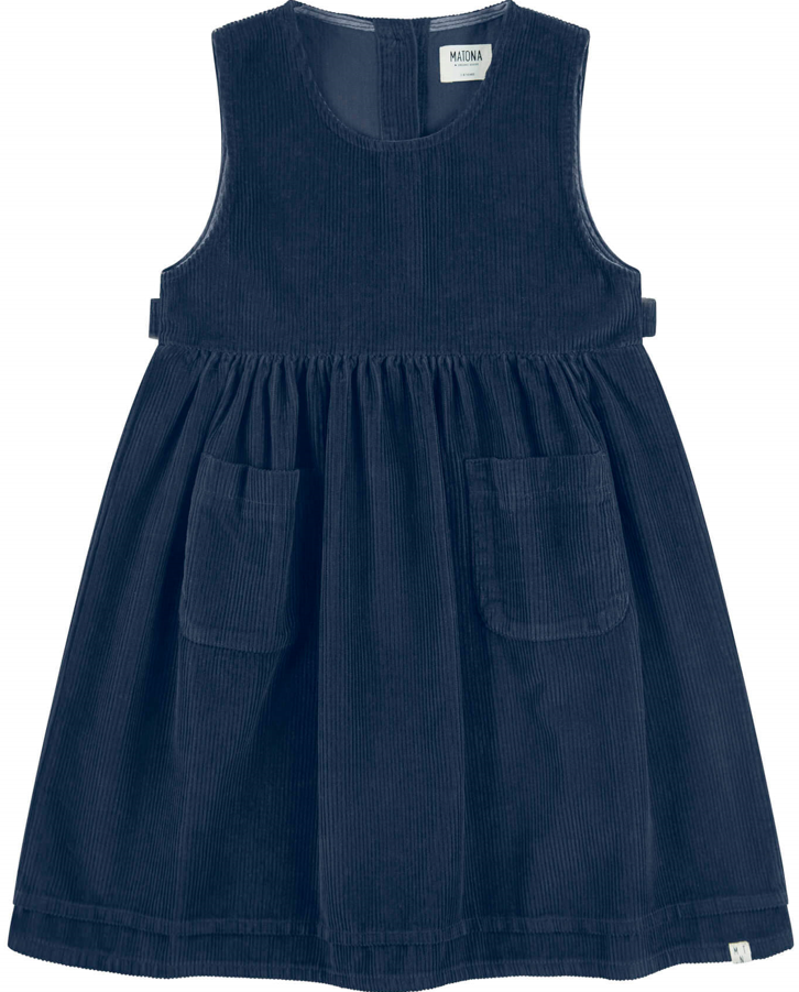 Robe en velours côtelé ceinturée, Matona