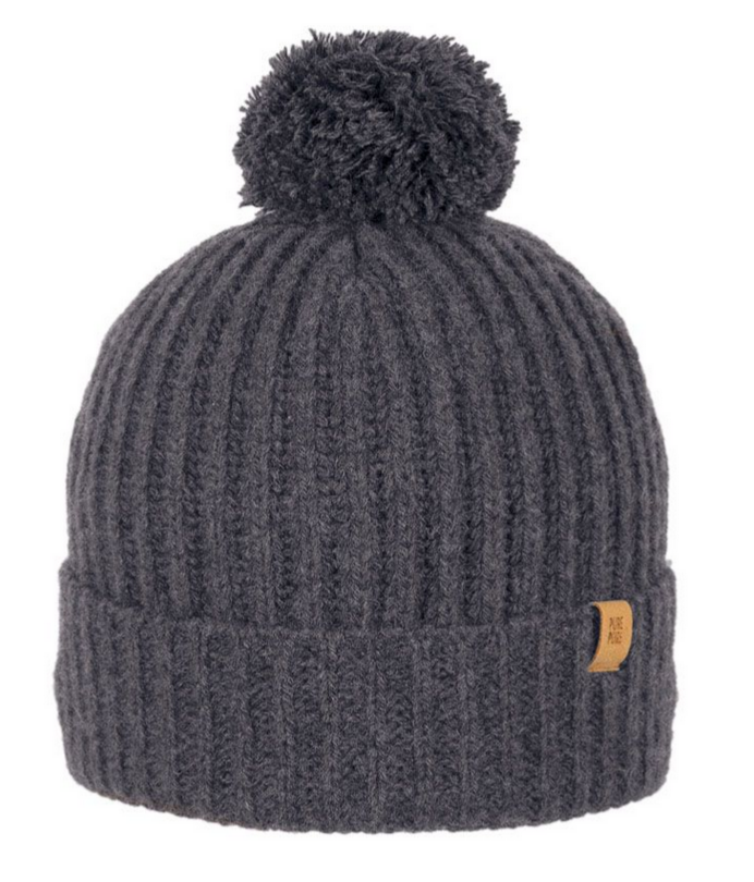 Mütze mit Bommel mini Kaschmir, Pure Pure