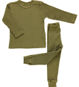 Pajamas Arbousier Ribbed, Poudre Organic