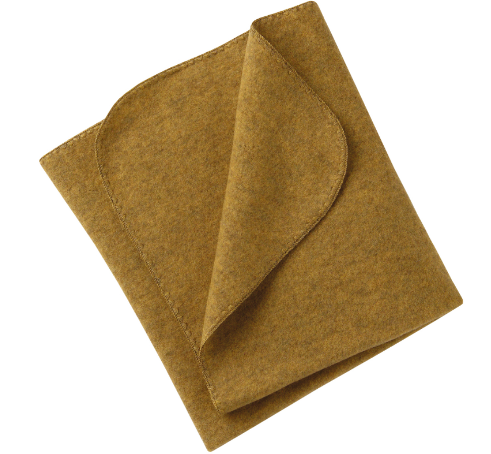 Couverture adulte 100% laine avec bord festonné, Engel