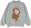 Sweatshirt grau meliert "EULE", Lötiekids