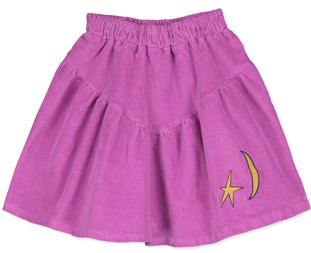 Jupe en velours côtelé "Moon & Star" Lötiekids