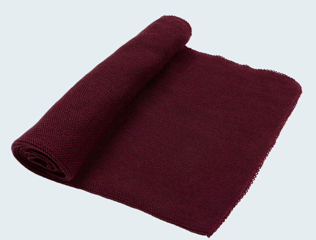 Wickeltuch/Decke aus Wolle, Reiff