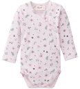 Body cache-cœur bébé manches longues "Fleurs", PWO